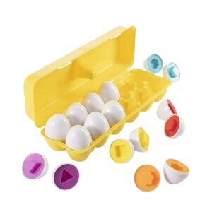 Prextex My First Find & Match Eggs Educational Toy Set
